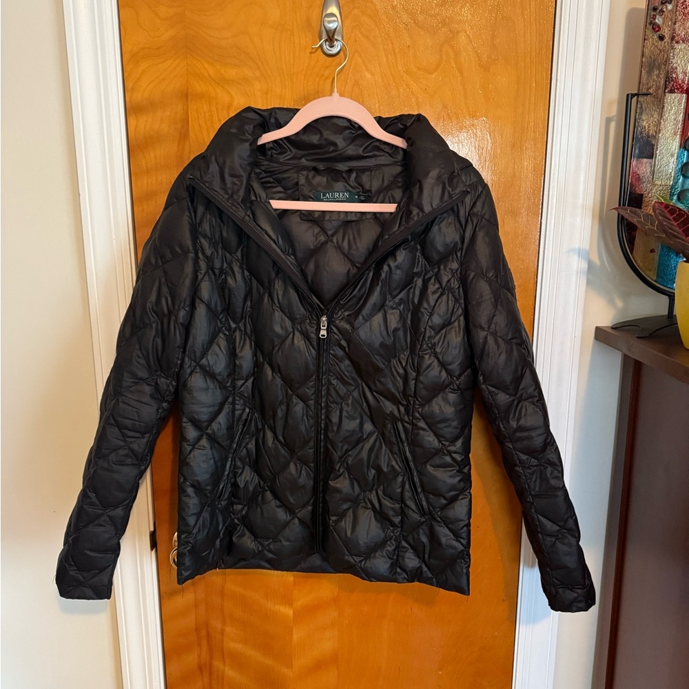 Ralph Lauren Black Quilted Puffer Jacket